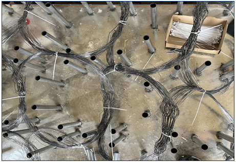 एमज़ेडपी कम दृश्यता वाला तार बाधा 0.5-0.9 मिमी टैंक रक्षा जाल 5