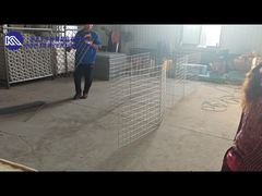 भारी शुल्क रक्षात्मक बाधाएं रक्षात्मक बैग गैबियन गढ़/वेल्डेड मेश बैरियर गढ़