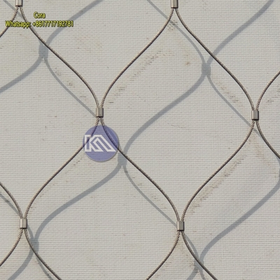 316L High Strength Stainless Steel Wire Rope  Anti-Drone Nets For Military Border Safety Fences Net