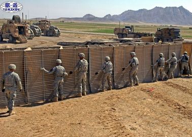 3X3 सैन्य रक्षा रेत दीवार गेबियन बॉक्स पर्यावरण के अनुकूल डिजाइन