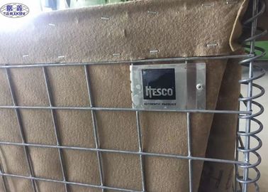 Hesco रेत भरा हुआ बैरियर परिधि सुरक्षा Hesco Bastion Connecter