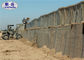 रक्षात्मक के लिए जस्ती तार जाल 4 मिमी हेस्को बैस्टियन दीवार