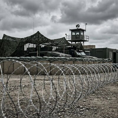 CBT-60 Razor Barbed Wire Steel Metal Type Can Be Customized Security Fencing Material Suitable for Various Environments