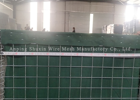 जस्ती वेल्डेड जाल रक्षात्मक बाधा बाढ़ सुरक्षा विस्फोट प्रूफ पिंजरे