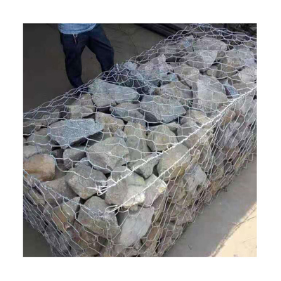 मानक नदी संरक्षण क्षरण नियंत्रण गेबियन टोकरी 2x1x1m . जस्ती