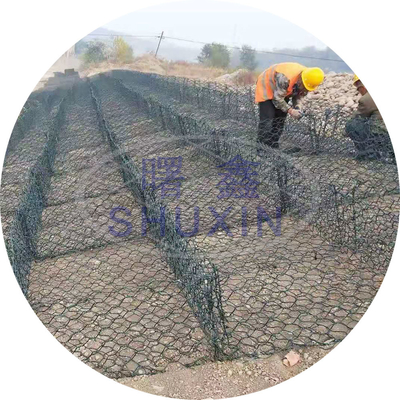 रिटेनिंग वॉल के लिए गैल्वनाइज्ड गेबियन मैट्रेस आयरन वायर मेश