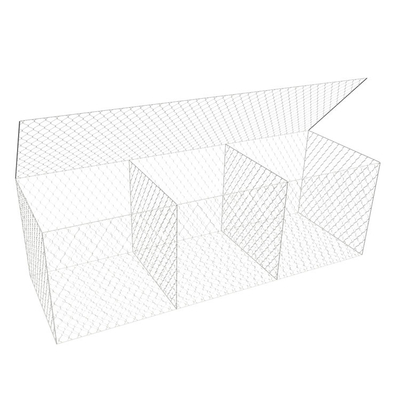 गैल्फ़न लेपित हेक्सागोनल गेबियन बॉक्स 2*1*1 M 60mm X 80mm