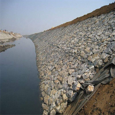 5 मिमी क्षरण नियंत्रण गेबियन बास्केट 2mx1mx1m संक्षारण प्रतिरोध