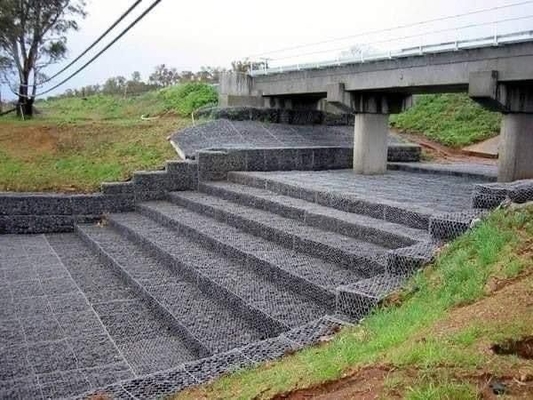 2.7 मिमी जस्ती गेबियन बास्केट पत्थर बॉक्स अनुकूलित आकार