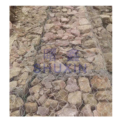 नदी संरक्षण के लिए हेक्सागोनल गैल्वनाइज्ड गेबियन बॉक्स केज 3*1*1m