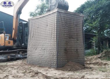 जस्ती स्टील HESCO रक्षात्मक बाधा / जाल जस्ती गेबियन बॉक्स