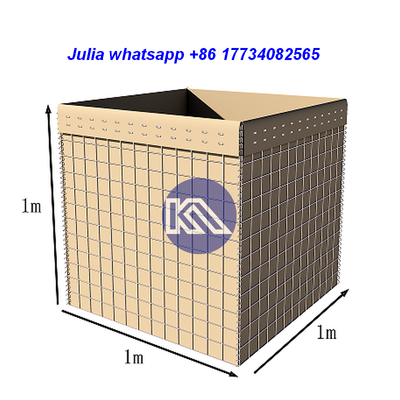 यूवी प्रतिरोधी जियोटेक्सटाइल के साथ गैल्वेनाइज्ड स्टील वायर रक्षात्मक बाधा