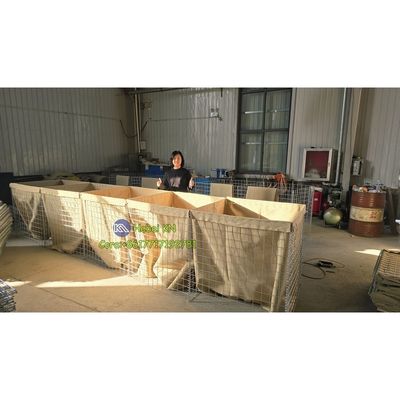 Heavy Duty Anti-corrosion Welded Explosion-Proof Hesco Barriers ML1 Defensive Sand Wall Barrier Bastion
