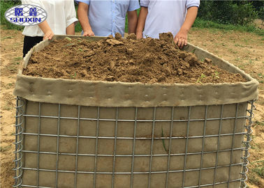 जस्ती वेल्डेड HESCO बैरियर SMIL 19 जस्ता - एल्यूमीनियम लेपित फिनिशिंग