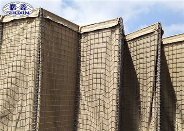 सैन्य फोर्टिफिकेशन वेल्डिंग प्रौद्योगिकी के लिए 4.0 मिमी सुरक्षा सैंडबैग बैरियर