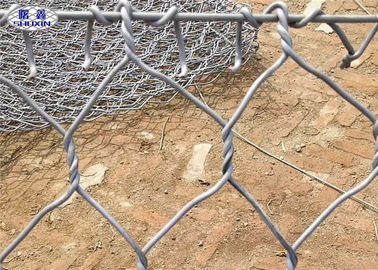 क्रीक ढलान परियोजनाओं के लिए जस्ता लेपित बुनाई वायर मेष बरकरार दीवार