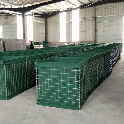 उच्च शक्ति बड़े रेत बैग रक्षात्मक समर्थन दीवार रक्षात्मक बाधा बाड़ बिक्री के लिए