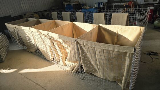 जियोटेक्सटाइल सैन्य गढ़ बैरियर रक्षा दीवार अरब पोर्टेबल त्वरित स्थापित विरोधी हड़ताल उत्पादन करने में सक्षम