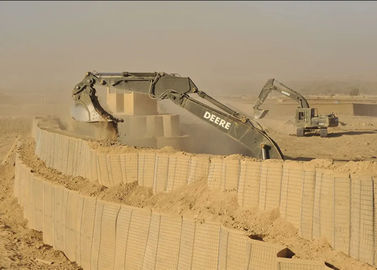 गर्म डूबा जस्ती हीस्को की दीवार MIL 7 रक्षात्मक Hesco Bastion