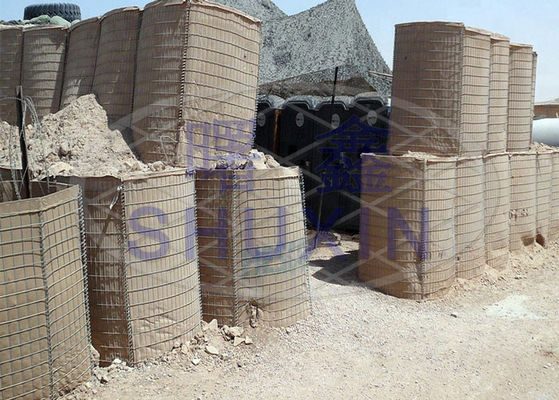 सेफ्टी गार्डिंग मिलिट्री बैरियर सैंड बैग्स 2.21M-33M लंबाई